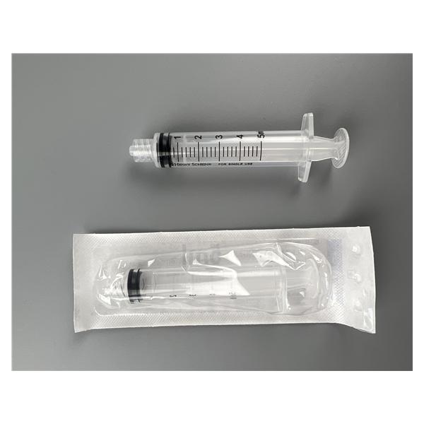 Luer Lock Syringe 5cc Clear Low Dead Space 100/Bx, 4 BX/CA
