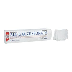 Henry Schein 100% Cotton All-Gauze Sponge 2x2" 12 Ply Non-Sterile...