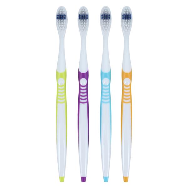 Acclean Toothbrush Adult 33 Tuft Compact 4 Colors 72/Bx