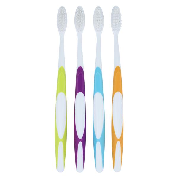Acclean Toothbrush Adult 31 Tuft Compact 4 Colors 72/Bx