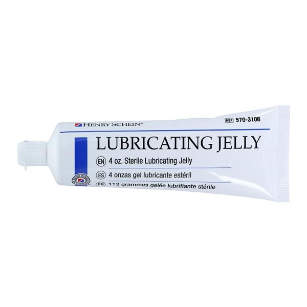 Henry Schein Lubricating Jelly 4oz Flip Top Tube 4oz/Tube, 12 TB/...