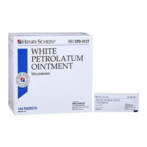 Ointment Petrolatum White Packet 144/Bx, 6 BX/CA