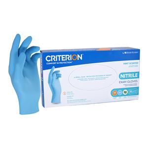 Criterion Nitrile Exam Gloves X-Small 230mm Blue Non-Sterile