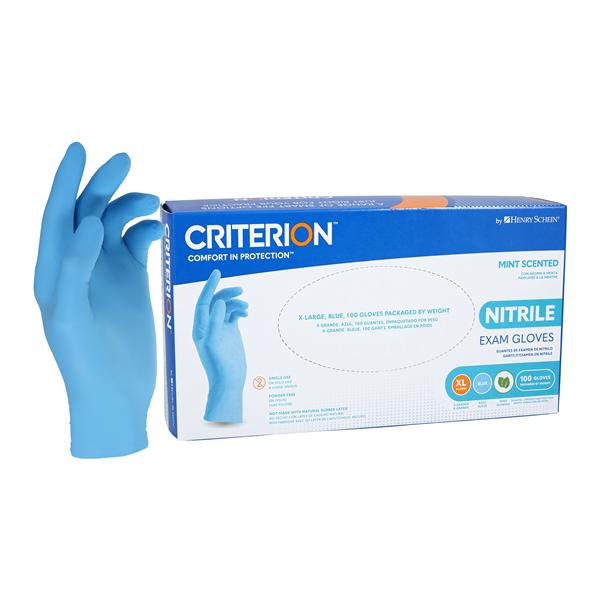 Criterion Nitrile Exam Gloves X-Large 230mm Blue Non-Sterile