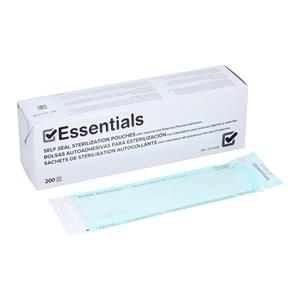 Essentials Sterilization Pouch Self Seal 2.75 in x 9 in 200/Bx, 6 BX/CA