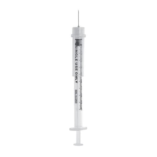 Syringe/Needle Sol-Guard Hypodermic 31g 5/16" 0.3mL Bold Graduati...