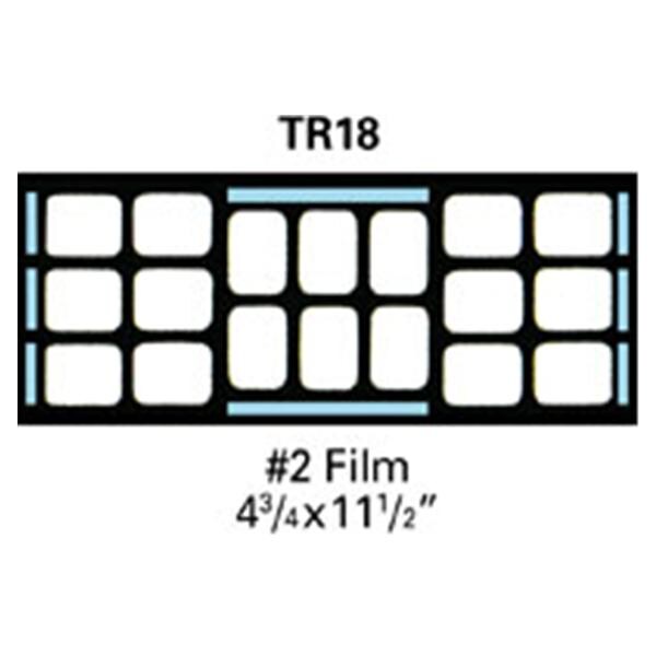 TrollMount X-Ray Film Mounts TR18 #2 Plastic 100/Bx
