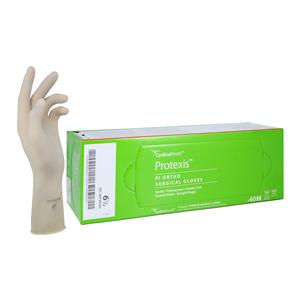 Protexis PI Ortho Synthetic Polyisoprene Surgical Gloves 6.5 Cream 40/Bx, 4 BX/CA