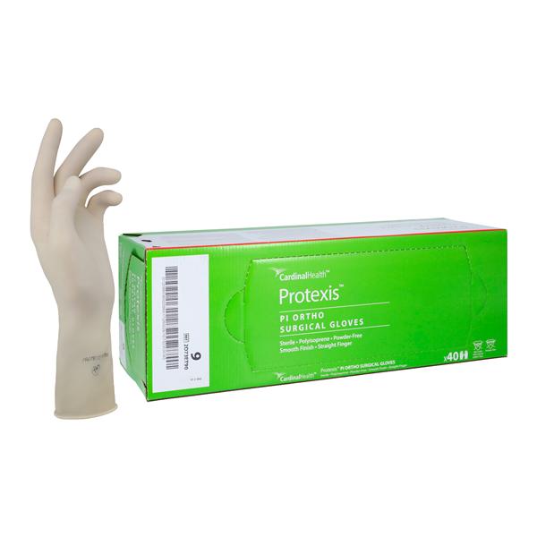 Protexis PI Ortho Synthetic Polyisoprene Surgical Gloves 9 Cream 40/Bx, 4 BX/CA