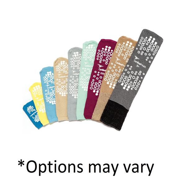 Patient Slippers Cotton/Terry Out Blue Medium 48/Ca