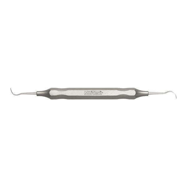 Curette Younger Good Double End Size 7/8 DuraLite Hex Stainless Steel Ea