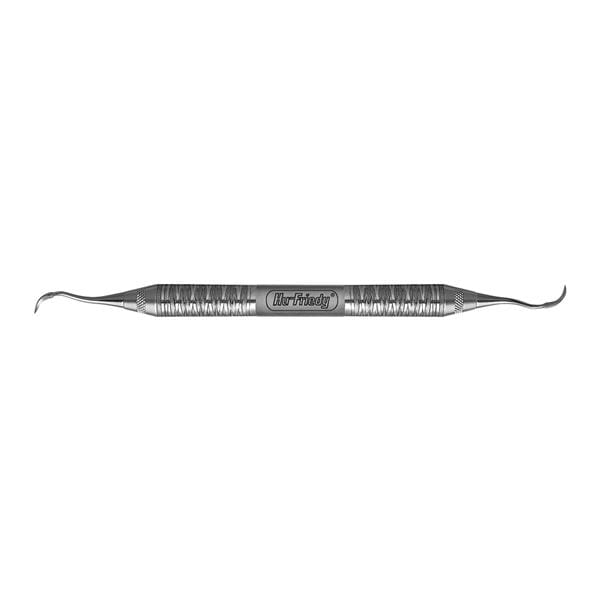 Sickle Scaler Double End Size 204 #6 Satin Steel Immunity Steel Ea