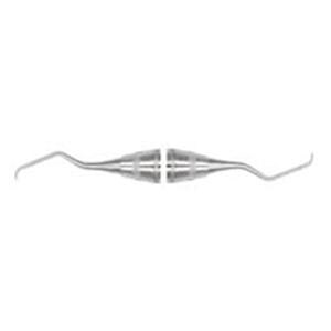 Curette Gracey Mini Five Double End Size 5/6 #6 Satin Steel Immunity Steel Ea