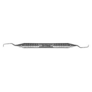 Curette Gracey After Five Double End Size 5/6 #6 Satin Steel Immunity Steel Ea