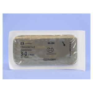 Surgigut Suture Chromic Gut Monofilament 3-0 30" Absorbable CV-23...