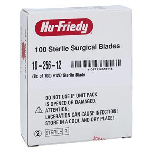 Carbon Steel Sterile Surgical Blade #12D 100/Bx
