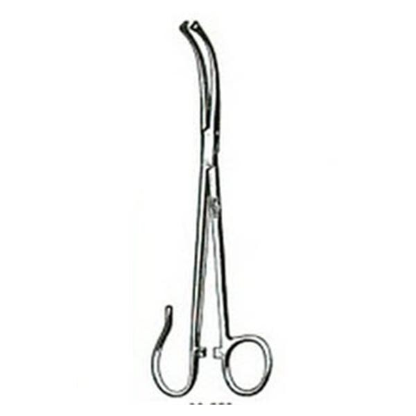 White Seizing Forcep Medium Curve 7-1/2" Autoclavable Ea
