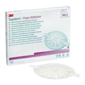 Tegaderm Foam Dressing 5-5/8x6-1/8" Sterile Oval Medium Adherent Adhs Wt Abs LF