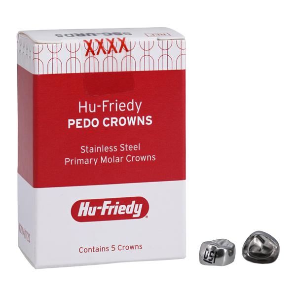 PEDO CROWNS Crowns Size URD5 1st Primary Upper Right Molar Refill 5/Pk