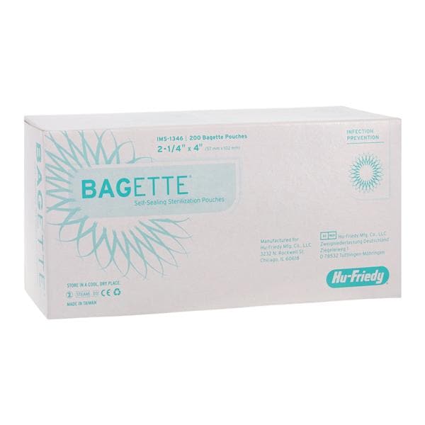 IMS Bagette Sterilization Pouch 2.25 in x 4 in 200/Bx, 6 BX/CA