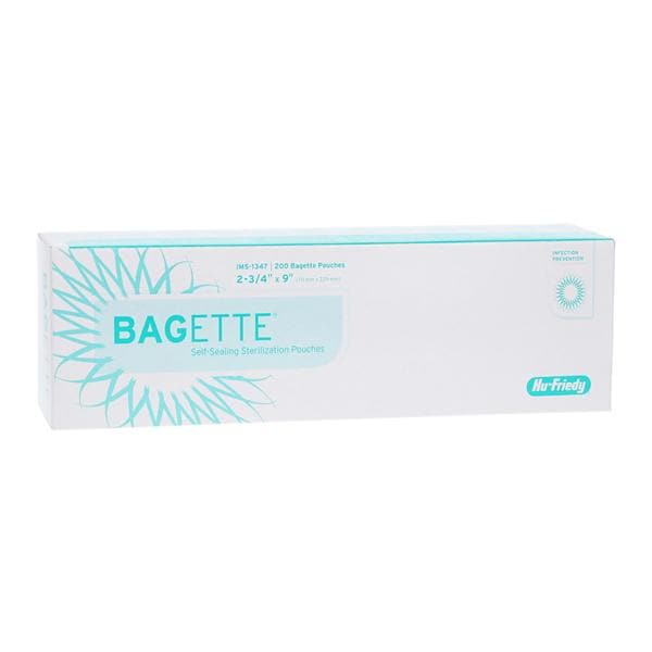 IMS Bagette Sterilization Pouch 2.75 in x 9 in 200/Bx, 10 BX/CA