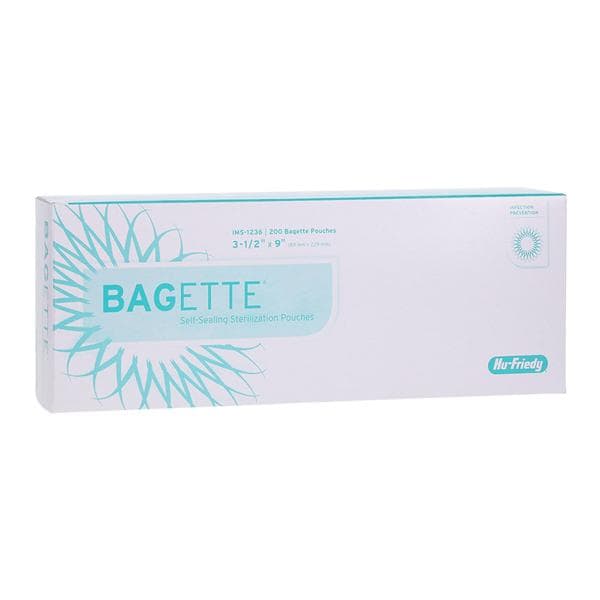 IMS Bagette Sterilization Pouch 3.5 in x 9 in 200/Bx, 6 BX/CA