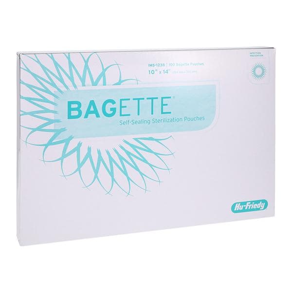 IMS Bagette Sterilization Pouch 10 in x 14 in Blue / White 100/Bo...