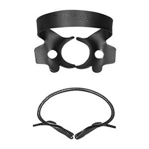 Black Line Rubber Dam Clamp Winged Size 8A Ea