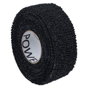 PowerFlex Athletic Tape Elastic 1"x6yd Black Non-Sterile Latex 48...