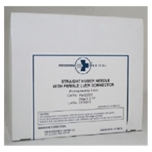 Huber Needle 20gx3/4" Safety 12/Bx