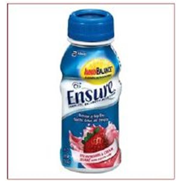 Ensure Nutritional Shake Strawberry 8oz Bottle 24/Ca