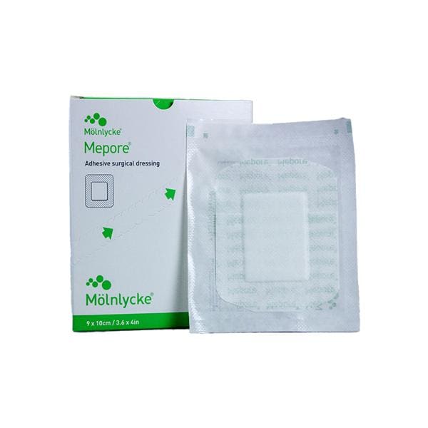 Mepore Viscose/Polymer Blend Island Dressing 3-3/5x4" Sterile Sel...