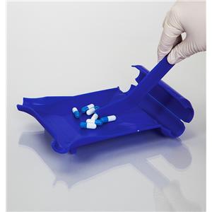 Tablet Counter Polypropylene Ambidextrous Blue Each