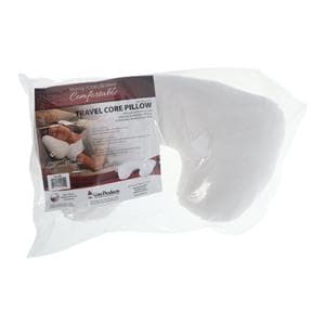 Travel Core Positioning Pillow Reusable 18 in x 9 in Plastic Whit...
