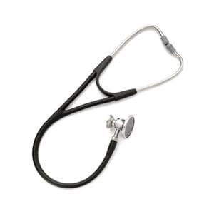 Harvey DLX Cardiology Stethoscope Black 17" Tubing Ea