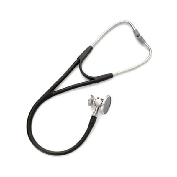 Harvey DLX Cardiology Stethoscope Black 17" Tubing Ea