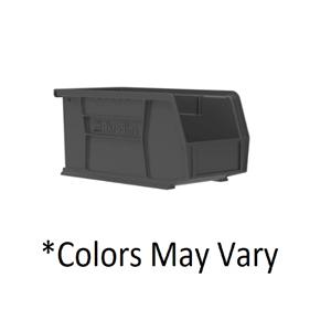 AkroBins Storage Bin Black Polymer With Label Holder 10-7/8x5-1/2...