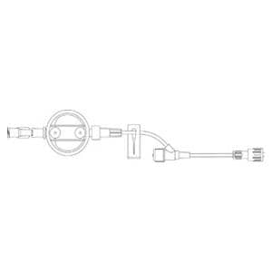 IV Extension Set 8" Injection Site 3" Female Luer Lock/Spin Connector CA