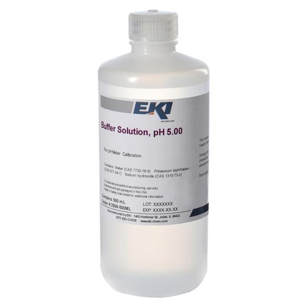 Buffer Solution 500mL 5PH Each