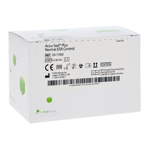Accu-Sed Plus ESR: Erythrocyte Sedimentation Rate Normal/Abnormal...