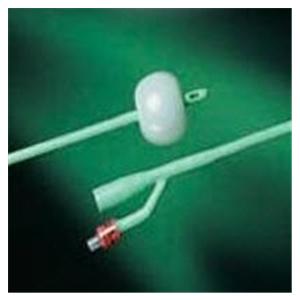 Silastic Catheter Foley 28Fr 30cc Medium Round Tip Silicone Coated 2-Way 10/Ca