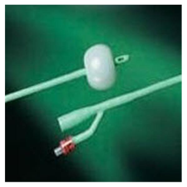 Silastic Catheter Foley 28Fr 30cc Medium Round Tip Silicone Coated 2-Way 10/Ca