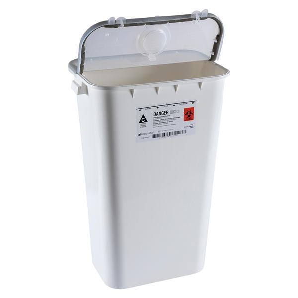 Sentinel Sharps Container 11gal White 16-1/2x11-13/16x22-1/2" Ver...