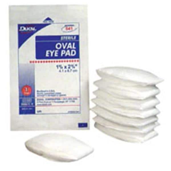 Cotton Eye Pad 1-5/8x2-5/8  Sterile Oval Not Made With Natural Rubber Latex