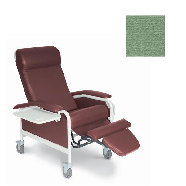 CareCliner Clinical Recliner Vinyl 275lb Capacity Moss Green Ea