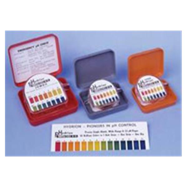 Hydrion Insta-Chek pH Test Strip 0-13 Range With Color Chart Each