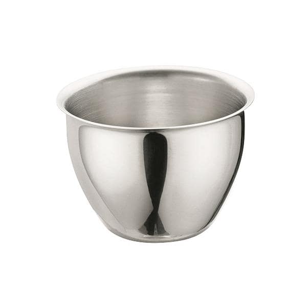 Iodine Cup Round Stainless Steel Silver 6oz, 24 EA/BX
