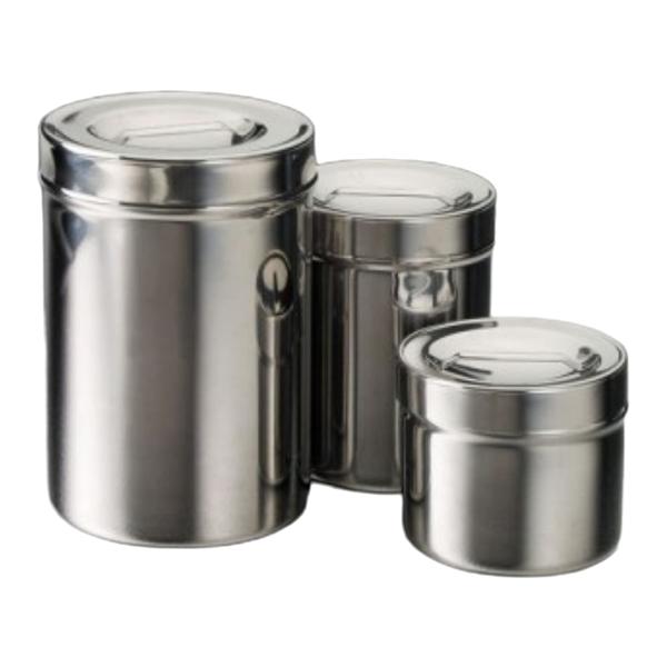 Forcep Jar Stainless Steel Silver 0.5L, 12 EA/BX