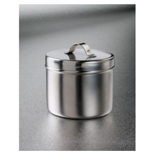 Ointment Jar Stainless Steel Silver 8oz, 12 EA/BX