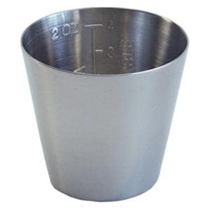 Medicine Cup Stainless Steel Silver 2oz